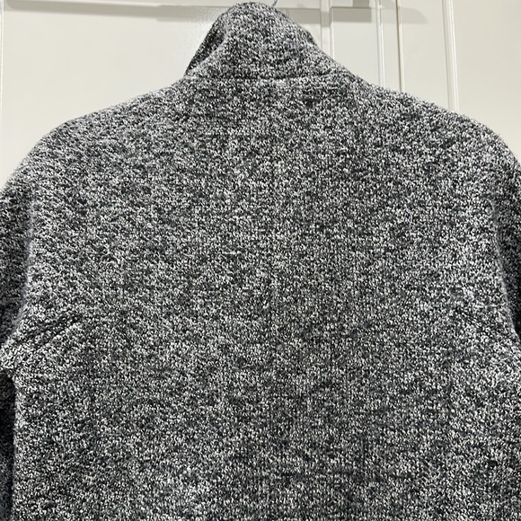 Ann Taylor Coat Womens SP Clay Gray Chesterfield Mid Length Mock Neck - Picture 7 of 7